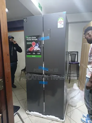 Syinix 421L Premium Glass Fridge - Kidhibiti cha Dijitali