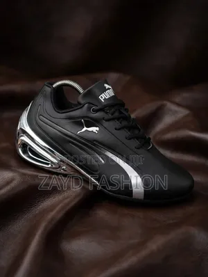 Puma Silver Black Sneakers