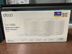 TP-Link Deco X20 AX1800 Mfumo wa Mesh Wi-Fi wa Nyumba Nzima (Pakiti 3)