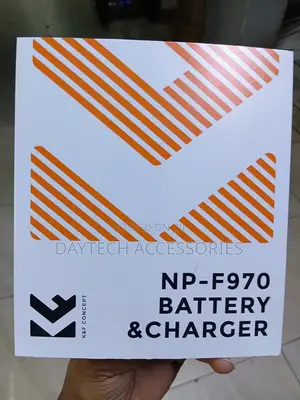 K&F Concept NP-F970 Betri 2 na Chaja Mbili (6600mAh)
