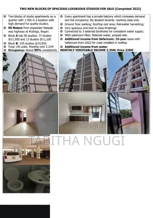 Block of Flats for Sale in Regen
