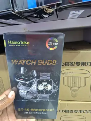 HainoTeko ST-10 AMOLED Smart Watch na Earphones za Wireless