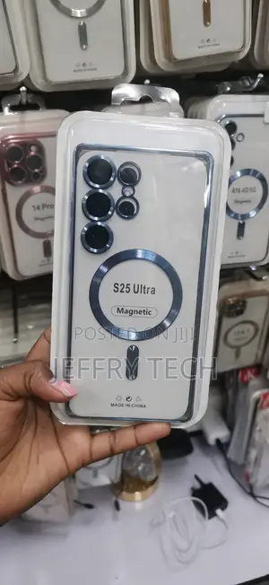 Magnetic Clear Phone Case for Samsung Galaxy S25 Ultra