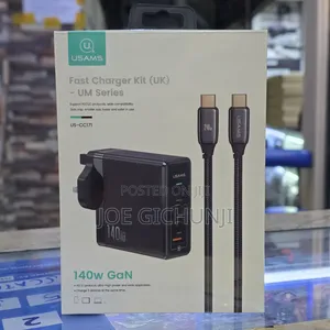 USAMS 140W GaN Fast Charger Kit (UK) UM Series