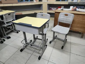 School Desk and Chair Set - Student Classroom Furniture