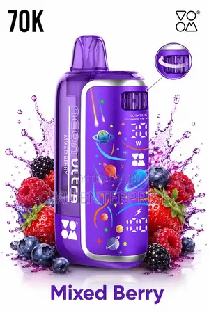 Voom Ultra Neon 70,000 Puffs Rechargeable Disposable Vape