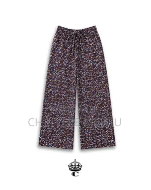 Chichi Wide Leg Pants za Ankara za Brown & Blue
