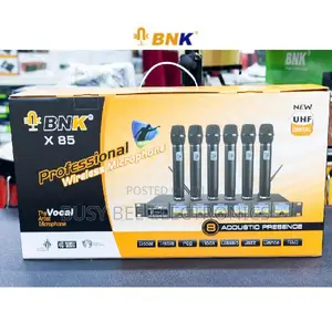 BNK X85 6-in-1 UHF Wireless Microphone System