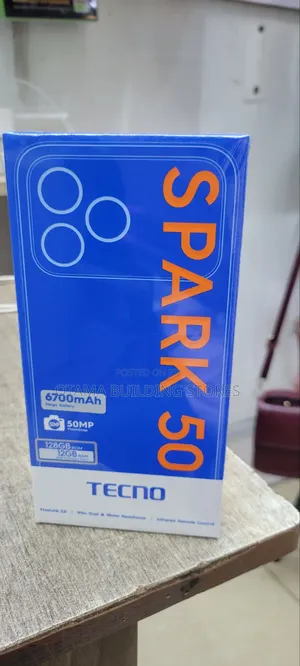 Tecno Spark 50 128GB Mpya Nyeusi