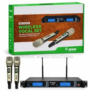 Mfumo wa Maikrofoni Mbili za BNK G9000 Wireless
