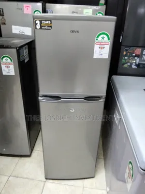 Mika 138L Double Door Refrigerator Oryx ORDDC2138SS