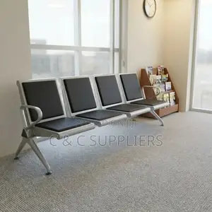 4-Seater Heavy Duty Hospital Waiting Bench