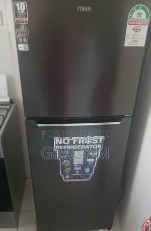 Mika No-Frost Double-Door Refrigerator (Excellent Condition)