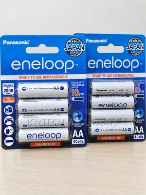Panasonic Eneloop AA 2000mAh Rechargeable Batteries (4-Pack)