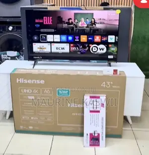 Hisense 43" A6 4K UHD TV with Wall Mount