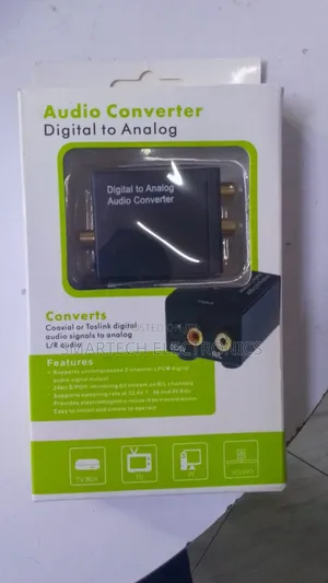 Digital to Analog Audio Converter + Optical/Coaxial to RCA