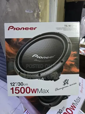 Pioneer TS-W33S4 Subwoofer ya Bass 1500W