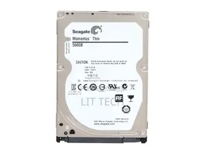 Seagate 500GB 2.5" Hard Drive ya Ndani ya Laptop