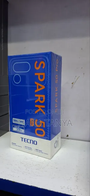 Tecno Spark 50 128GB Mpya Nyeusi