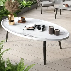 Modern Oval Wooden Coffee Table