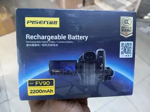 Pisen Battery na Charger ya Kamera - Nyeusi