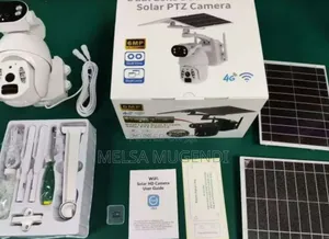 Ubox Kamera ya Usalama ya Nje ya Lensi Mbili 6MP