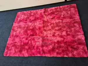 5x8 Mkeka Mnene, Lain, Hot Pink