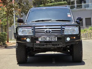 Toyota Land Cruiser Cygnus 2007 Kahawia