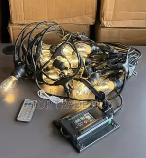Solar String Lights - 16m Kamba Joto, Njia 8
