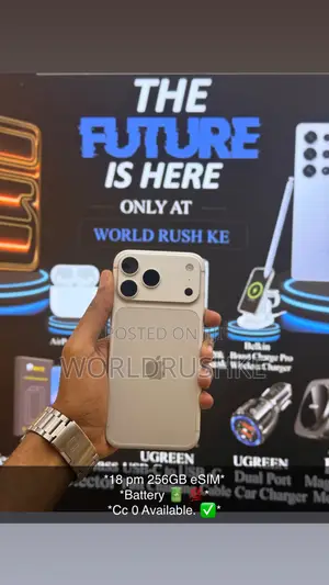 iPhone 18 Pro Max 256GB Mpya Nyeupe