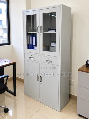 Boss Office Products Metallic Office Cabinet