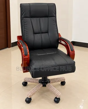 Boss Office Products Black Leather Executive Chair