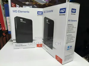 Western Digital 1TB External HDD kwa Laptop