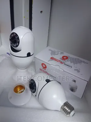 Kamera ya Balbu ya Lenzi Moja ya V380 Pro kwa Usalama wa Ghorofa