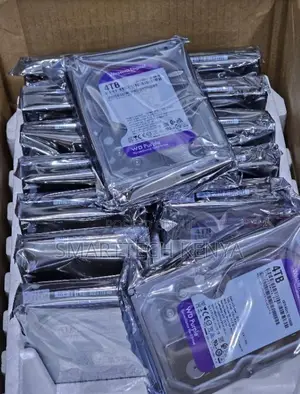 WD Purple 4TB Hard Drive ya CCTV kwa DVR/NVR