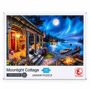 Moonlight Cottage Jigsaw Puzzle - Mandhari ya Munich