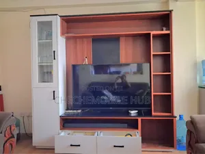 Kisimamio cha TV cha MDF Kilichotengenezwa Vizuri (Hadi 55")
