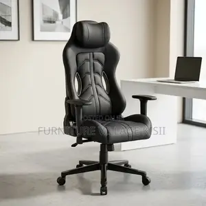 Kiti cha Mchezo cha Ngozi cha High-Back Recliner
