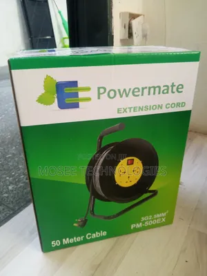 Kebo Ndefu ya Extension ya Heavy-Duty ya 50M (2.5mm2 Copper)