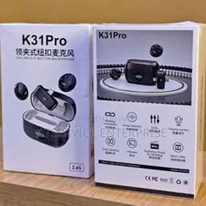 K31 Pro Wireless Microphone Set na Charging Case