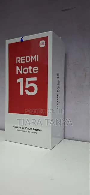 Xiaomi Redmi Note 15 128GB Mpya Nyeusi