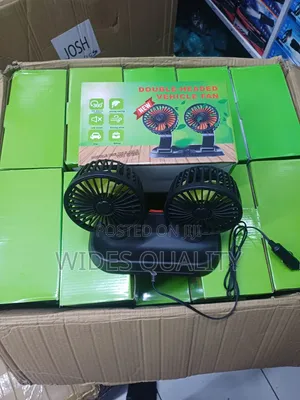 Dual-Head Vehicle Fan