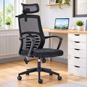 Kiti cha Ofisi cha Ergonomic chenye Headrest