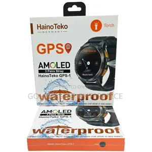 HainoTeko GPS-1 Smartwatch - GPS, AMOLED, Tochi, Nzito Maji, Kamba 3