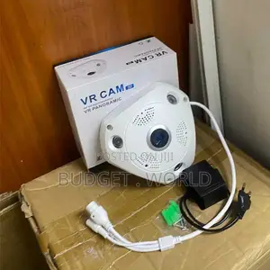 VR Cam 360-Degree Fisheye WiFi Kamera ya Usalama Ndani