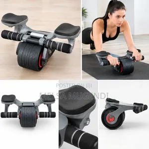 Home Gym Ab Roller with Elbow Support