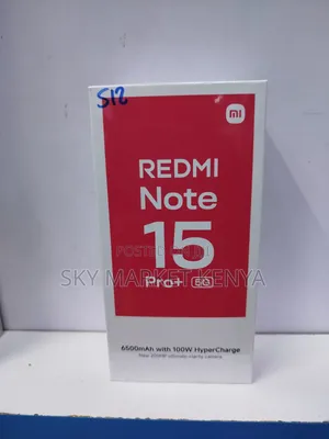 New Xiaomi Redmi Note 15 Pro+ 512GB Black