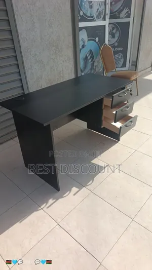 Boss Office Products Dawati la Ofisi 1.2m - Nyeusi
