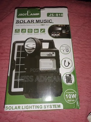 JSOT Solar System Kit na Spika ya Bluetooth