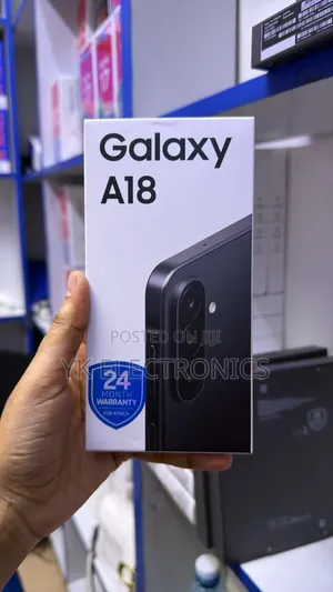 New Samsung Galaxy A18 128GB Black